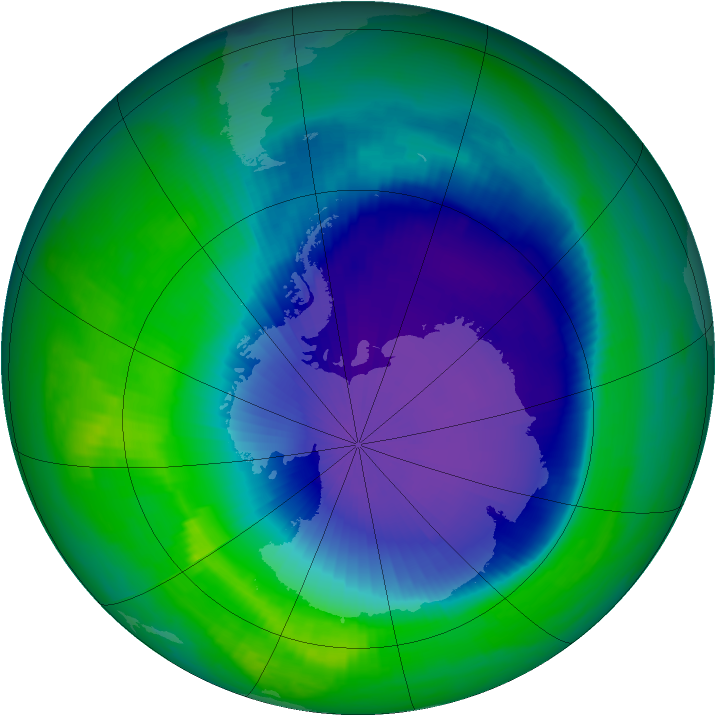 Ozone Map 1999-10-31